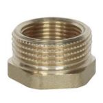 Футорка латунная НВ G 1 1/2" x G 1" RINALDI & PETTINAROLI