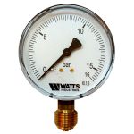 Манометр Watts F+R200 100/16 радиальный G 1/2" от 0 до 16 бар