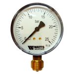 Манометр Watts F+R200 80/25 радиальный G 1/2" от 0 до 25 бар