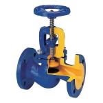 Вентиль запорный стальной Broen Zetkama V215F-032, с графитовым уплотнением, фланцевый