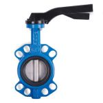 Затвор дисковый Water Technics BVF WT DN 65 поворотный межфланцевый, диск - нержавеющая сталь
